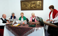 Die Wimberger Stubenmusik umrahmte die Ausstellungseröffnung musikalisch.
