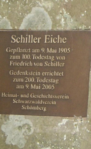 Erneuerte Gedenktafel