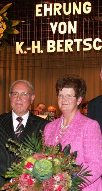 Landrat Werner Köblitz, Karl-Heinz Bertsch, Renate Bertsch, Bürgermeister Gerhard Vogel