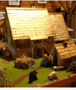 Modell Waldhufenhaus